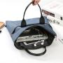 Oxford Cloth Briefcase Large Capacity Meeting Briefcase Waterproof Portable Document Bag Custom Logo