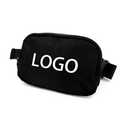 custom gym sport multicolor small waist bag for women waterproof fanny pack unisex crossbody belt bag with card package