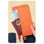 HR246 New Polyester Documents Package Travel Ticket Card Passport Storage Bag Pocket Change Key Receipt Folder Customized LOGO