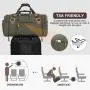 LOVEVOOK Custom Design Canvas overnight bags Large Expandable weekender Travel Bag 7pcs men Duffel Bag With Shoes Compartment