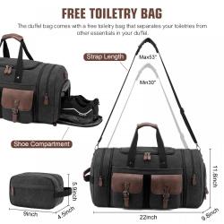 2022 Sucipi New Design Retro Large Men Weekender bags with shoe Compartment, Canvas custom travel Overnight Carry on Duffel Bag
