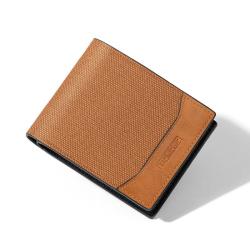 ZR728 Men Short Wallet Card Holder Card Positions Case Open Frosting Purse Retro Money Clip Billfold Dollars PU Open Wallet