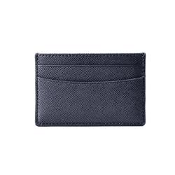 Wholesale Customized Genuine Saffiano Men Leather Card Holder