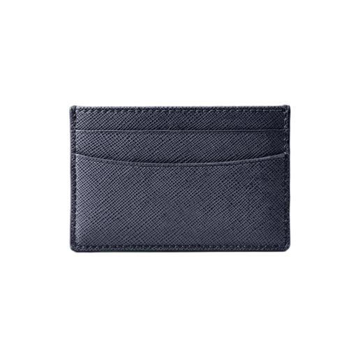 Wholesale Customized Genuine Saffiano Men Leather Card Holder