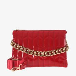 Susen Chrisbella 2022 bright PU leather chain decoration mobile phone shoulder cross body bag custom crossbody bag for women