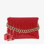 Susen Chrisbella 2022 bright PU leather chain decoration mobile phone shoulder cross body bag custom crossbody bag for women