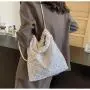 Summer handbag high capacity sequin fabric tote bag fashion bags for women shoulder bag