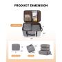 LOVEVOOK 40L Carry On LOVEVOOK Waterproof Laptop Travel Backpack TSA Flight Approved Carry on BackpackS with 3pcs Packing Cubes
