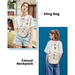 LOVEVOOK Custom Logo Fashion Anti Theft Convertible Waterproof Travel Messenger Shoulder Crossbody Chest Bag For Women sling bag