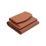 Genuine Leather Small Wallets RFID Blocking Card Holder Ladies Mini Trifold Purse with Coin Pocket