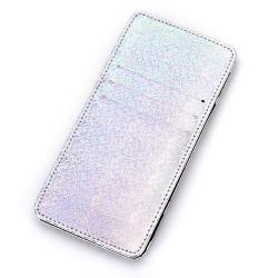 CUIKCA Women Wallet HF011 Magic Purses Leather Money Clip Flash Sequins Wallets Credit Card Holder Card Case