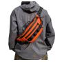 ZWY165 Men Women Outdoor Sports Fishing Multi-Pocket Crossbody Bag Oxford Wearable Fashion Running Chest Bag New Shoulder Bag