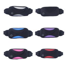 Gelory Multi-function Waterproof Outdoor Sports Fanny Pack Adjustable Waist Belt Bags With Dual Pockets Design For Jogging Fitness