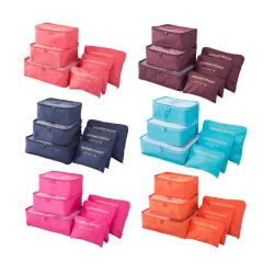 GELORY Customized High Quality Travel Organizer Bag Set Luggage Packing Cubes Suitcase Bag