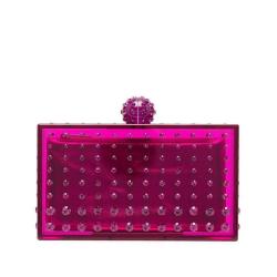 Luxury Acrylic Clear Bridal Wedding Purse Party Prom Glitter Bling Rhinestone Handbag  Evening Clutch Bag