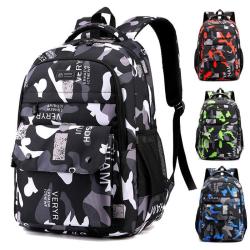 SC048 Students Sports Large Capacity Travel Bag Casual Middle Student Book Bags Outdoor Oxford Travel Business Backpack