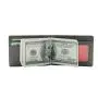 Custom LOGO slim wallet US Custom hot-selling rfid genuine leather men money clip wallet