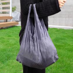 ZWY256 Wholesale Large Stretchable Pleated Magic Shopping Bag Polyester Lightweight Portable Eco Bag Daily Supermarket Organizer