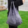 ZWY256 Wholesale Large Stretchable Pleated Magic Shopping Bag Polyester Lightweight Portable Eco Bag Daily Supermarket Organizer