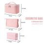 Luxury Makeup Bag Custom Cosmetic Bag Toiletry Bags Multifunction Cosmetic Case Organizer with internal compartments