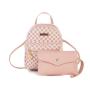 2024 Ladies Fashion Backpack Set Portable Small Bag with Chain Decoration for Women Cross-Border Wholesale
