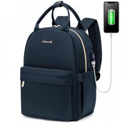 LOVEVOOK Small Nylon Backpacks Bags with USB Port Cute Fashion School Daypack Mini Backpack Purse for Women Girls Kids