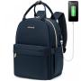 LOVEVOOK Small Nylon Backpacks Bags with USB Port Cute Fashion School Daypack Mini Backpack Purse for Women Girls Kids