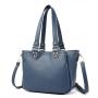 2024 new fashionable  women's handbag independent layered large capacity shoulder crossbody tote bag commuting bag leather bags