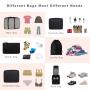 wholesale custom 8 piece luggage storage travel accessories suitcase organizer compression packing cubes set