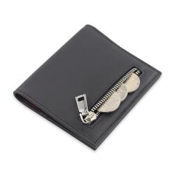 Factory direct genuine leather men wallet card holder rfid blocking leather bifold card holder wallet