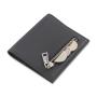 Factory direct genuine leather men wallet card holder rfid blocking leather bifold card holder wallet