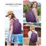 LOVEVOOK large capacity waterproof women anti theft fashion leisure 17 inch high quality student school bags USB laptop backpack