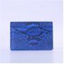 OEM ODM Customized New Arrival Real Snake Skin Leather ID Card Holder Genuine Leather Credit Card Holder Wallet