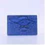 OEM ODM Customized New Arrival Real Snake Skin Leather ID Card Holder Genuine Leather Credit Card Holder Wallet