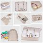 Gelory Custom Logo Multifunctional Travel Bag Waterproof Luggage Set Portable Packing Cubes Travel Luggage Organizer 8 pcs Set
