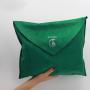 Custom Logo Printed Dark Green Velvet Clothing Dust Bag