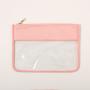RTS 16 Color Stock Available Custom PVC Cosmetic Bag Waterproof Zipper Closure Clear Makeup Bags Transparent Clear Pouch