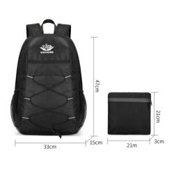 Custom Foldable Backpacks Waterproof Knapsack Outdoor Travel Fitness Large Capacity Folding Casual Sports Hiking Bagpack