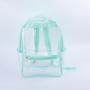 Keymay No Moq 8 Colors Stock Waterproof Anti-Wrinkle Nylon Pvc School Bags Girls Clear Backpack School Bag Transparent Backpack