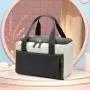 Breast Pump Bag Backpack with Cooler Compartment Double Layer Pumping Bag Cooler Bag with Ice Pack for Nursing Moms
