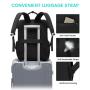 LOVEVOOK Lightweight Fashion Style Cute Bag Waterproof Casual Daypack College School Backpack Travel Work Laptop Backpack Women