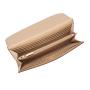 Fashionable ladies evening clutch purse rfid women's long wallet organizer premium leather