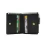 Women wallets custom logo nice pu leather latest ladies fancy purses with zipper pocket