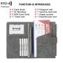 ZR768 Passport RFID PU Bag Travel Document Waterproof Passport Cover Document Card Wallet Ticket Passport Clip Customized logo