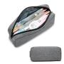 Gelory Multifunctional Simple Durable Pencil Case Pouch Large Capacity Aesthetic Pen Bag Office Stationery Organizer Pencil Bag