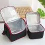 Thermal Cooler Bag Tote Handbag Bento Pouch Food Beverage Drink Fresh Keeping Organizer Insulated Lunch Box Bag