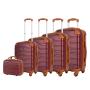ABS PP  Boarding Password Waterproof Large Travel Bag Suitcase Luggage Sets For Laptop Guitar Skateboard Car Trolley Bags
