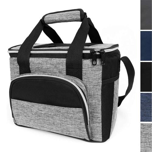 Adult Fitness Lunch Box Insulated Lunch Bag Large Cooler Tote Bag for Men Women Double Deck Cooler Bag