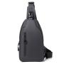 New Men's Chest Bag Korean Version Fashion Single Shoulder Bag Cross-body Sports Backpack Outdoor Large Capacity Waterproof Bag