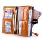 2024 Custom Genuine Leather RFID Long Wallet For Fashionable Women With Removable Holders